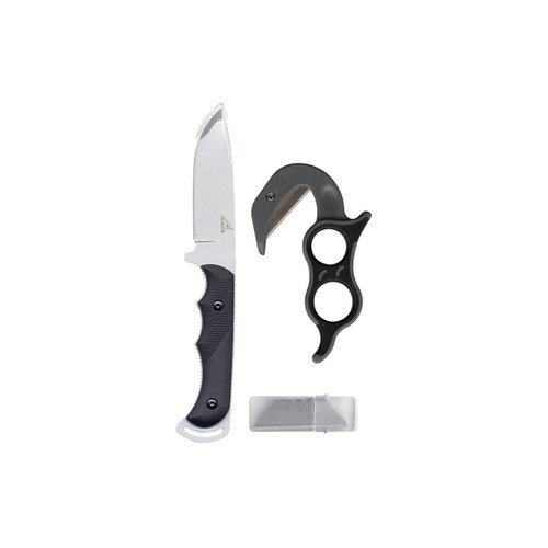 Gerber Freeman Guide Fixedblade Knife and EZ Zip Gut Hook Combo Fin