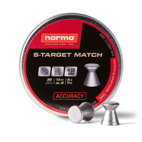 Norma S-Target Match .22 Caliber 14gr Pellets