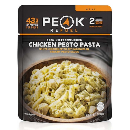 Peak Refuel Chicken Pesto Pasta Freeze Dried Food 5.71 oz