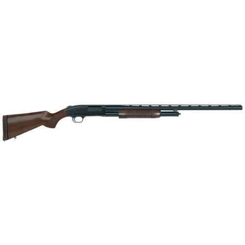 Mossberg 500 Retrograde 12 Gauge Pump Shotgun with Walnut Stock and 28 Inch Barrel