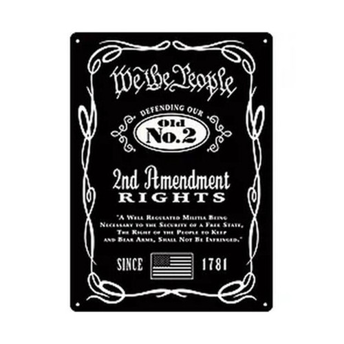 River's Edge We The People Whiskey Sign Size: 12 x 17 in