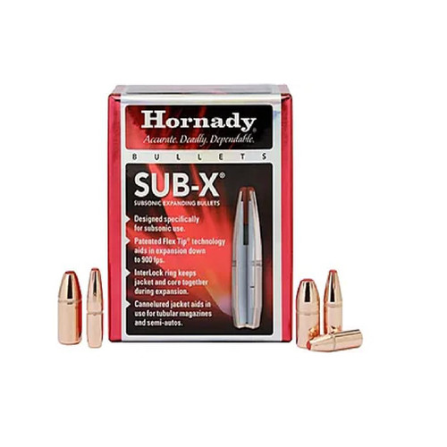 Hornady Sub-X Bullets .350 Legend 250 Grain 100 Rounds