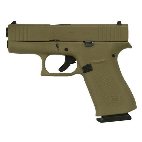 Glock 43X 9mm Pistol, Flat Dark Earth 3.4"