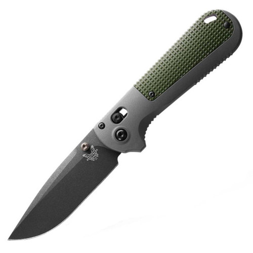 Benchmade Knives Redoubt Auto Open 8.29" Gray & Green Grivory