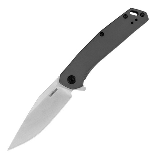 Kershw Align Folding Assisted Open Knife Clip Point 3.15" Gray