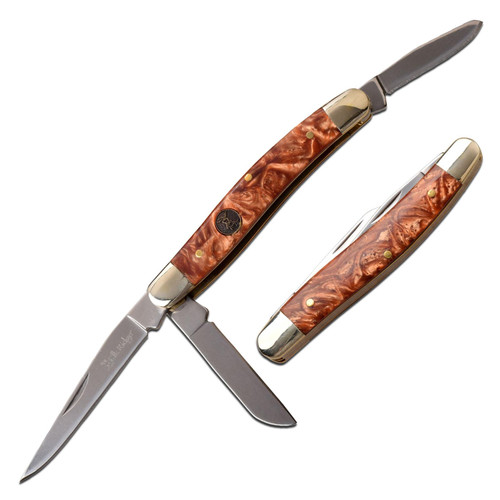 Elk Ridge - Trapline - Folding Knife (Clamshell) Brown 2.5"