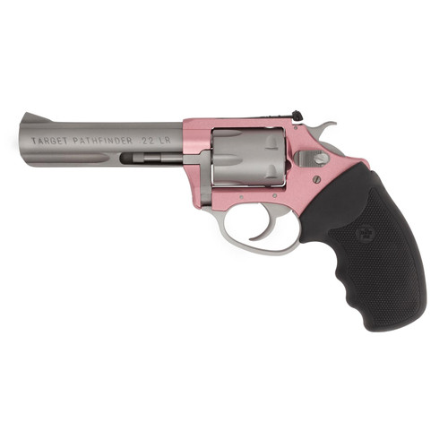 Charter Arms Pathfinder Lite .22LR Revolver, Pink/Stainless 8 Rnd 4.2"