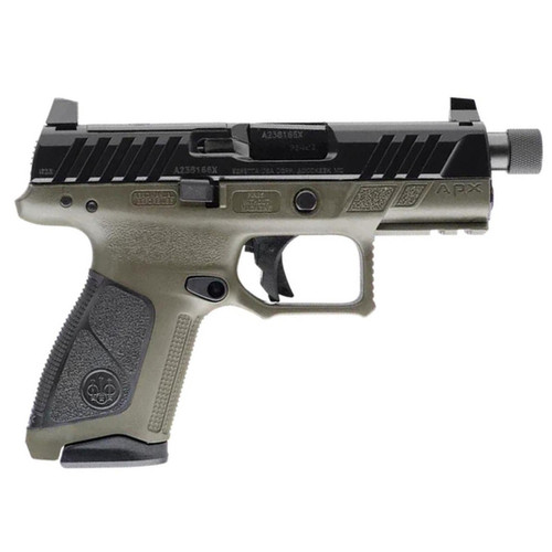 Beretta APX A1 Compact Tactical 9MM Green/Black 4.2" 15+1