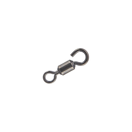 VMC Black Stainless Steel Open Eye Rolling Swivels Black 4