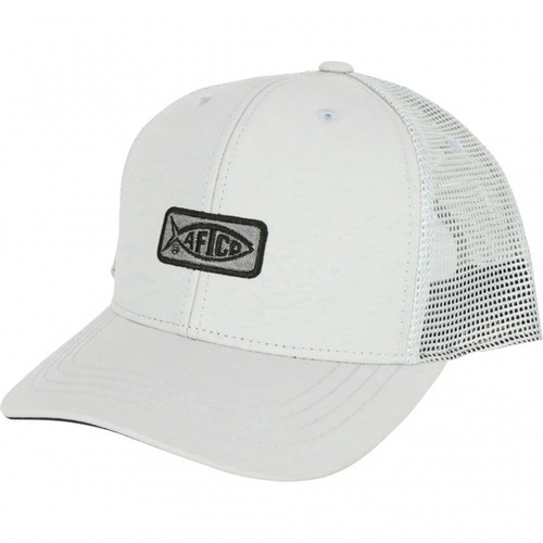 Aftco Original Fishing Trucker Hat Silver