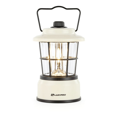 LUXPRO 285 Lumen Retro Led Lantern Beige