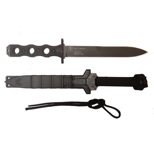 Benchmade Socp Fixed Blade Dagger Black 7.11" Prototype June 2023