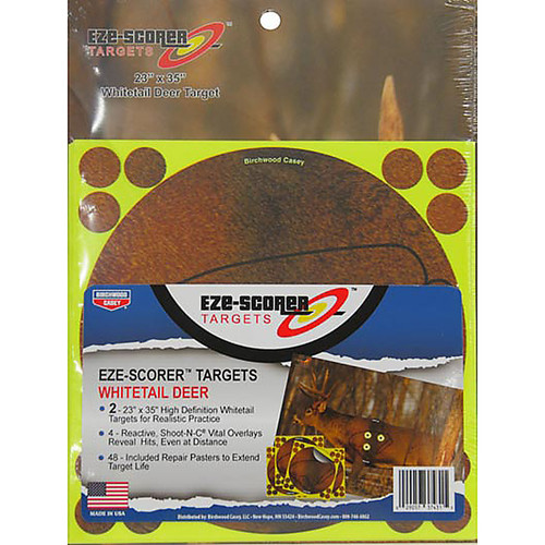 Birchwood Casey 23X35 SHOOT N C/EZE-SCORER DEER TARGETS