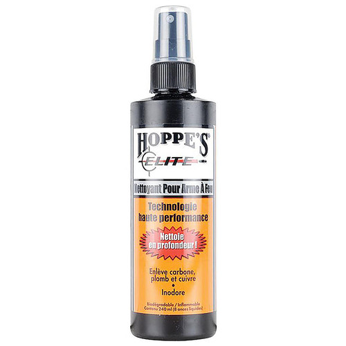 Hoppe's GC8 Elite Gun Cleaner 8 oz Pump Bottle Fin Feather Fur Outfitters