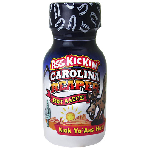 Ass Kickin' Carolina Reaper Hot Sauce Mini Bottle
