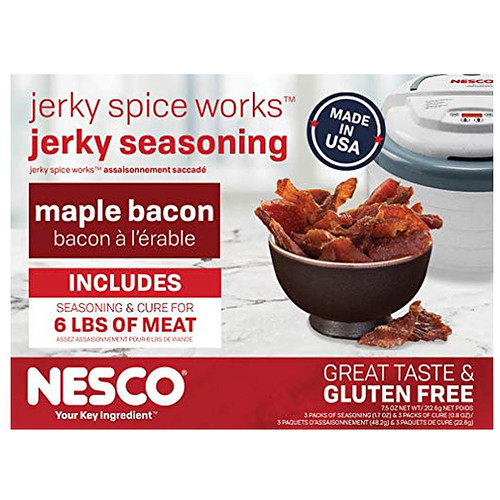 NESCO Jerky Spice Works Bacon Maple Jerky Seasoning