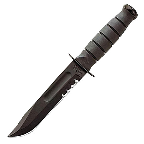 Ka-Bar Knives Short Fixed Blade Knife Clip Point 5.25" 1257