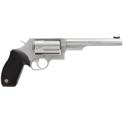 Taurus Judge Single/Double 45 Colt/410ga 6.5" Black Ribber Grip Stainless 5rd
