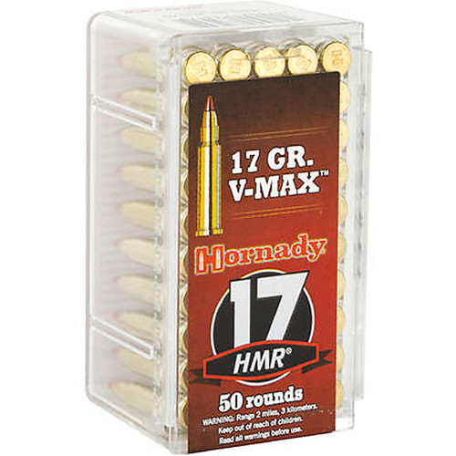 Hornady 83170 Varmint Express 17 HMR 17 GR VMax 50 Box