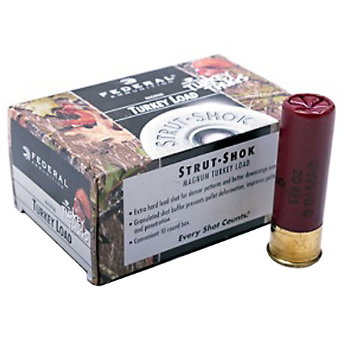 Federal Premium Strut-Shok Lead Magnum Turkey Load Shotshells - 12 Gauge - #4 Shot - 3.5''
Federal Turkey Thugs 12ga - 3 pouces - #5