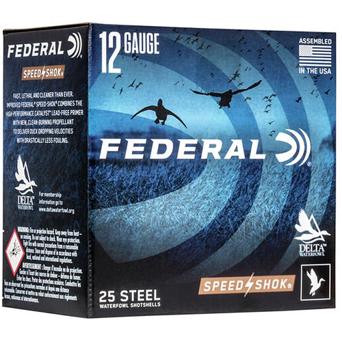 Federal Speed-Shok 12 Ga 3" BB Steel 1.125oz 25 Rounds