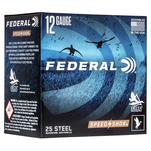 Federal WF142BB Speed-Shok 12 Gauge 3" 1 1/4 oz BB Shot 25 Bx/ 10 Cs