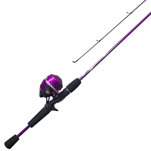 Zebco Crappie Fighter Spinning Combo 8' 2pc Light - Fin Feather