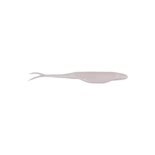 Zoom Salty Super Fluke Bait, White Pearl - 10 count