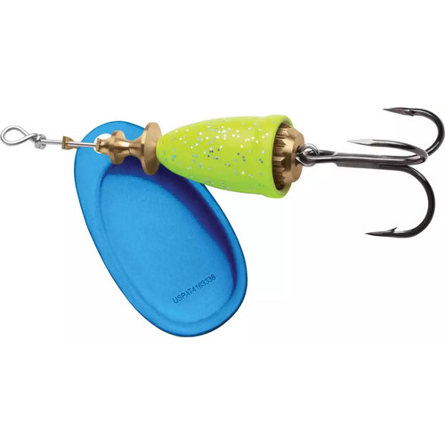 Blue Fox Classic Vibrax Spinner, Chartreuse/Silver