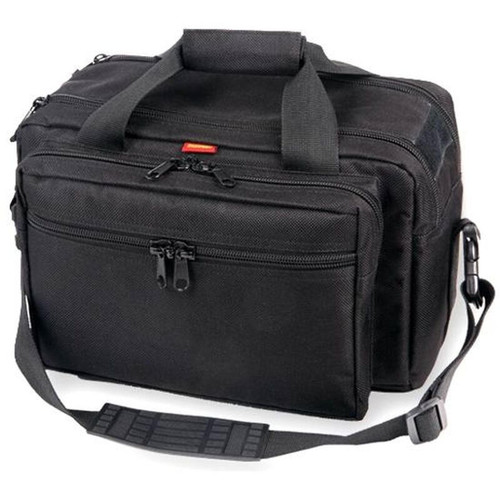 Bulldog Cases Deluxe Extra-Large Range Bag With Pistol Ruger Black