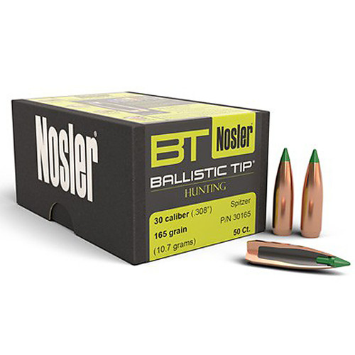 Nosler 30165 30CAL 165GR ballistic tip 50 ct. 