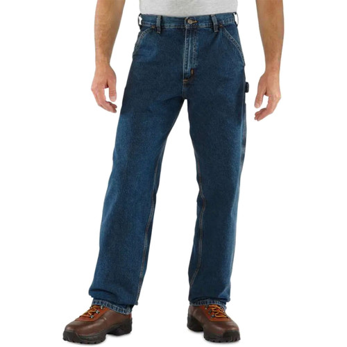Carhartt Men's Washed Denim Loose Fit Jeans B13