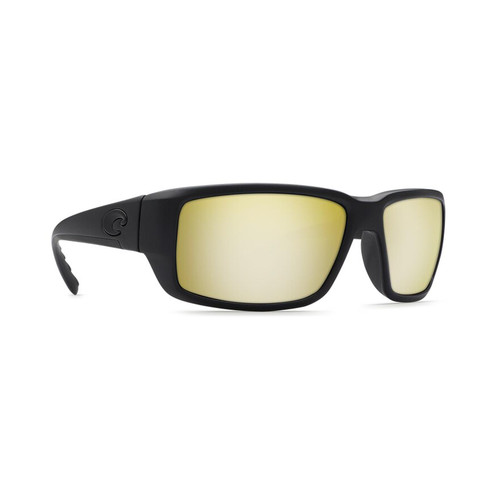 Costa Del Mar Polarized Sunglasses Blackout Frame/Sunrise Silver Mirror