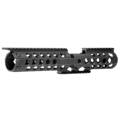 Troy 12" Delta Battle Rail 2-Piece Modular Free Float Handguard AR-15 Black