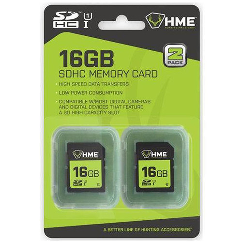 HME 16Gb SD Memory Card 2Pk