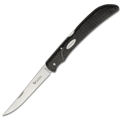 Trento Fisherman Folding Knife 5" 420C Fillet Blade Nylon Pouch