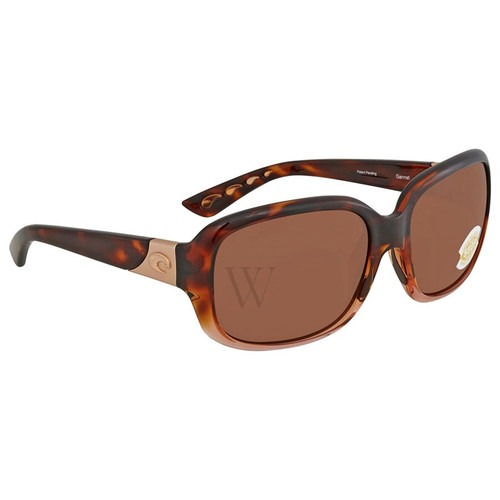 Costa Del Mar Gannet 57.9 MM Shiny Tortoise Sunglasses