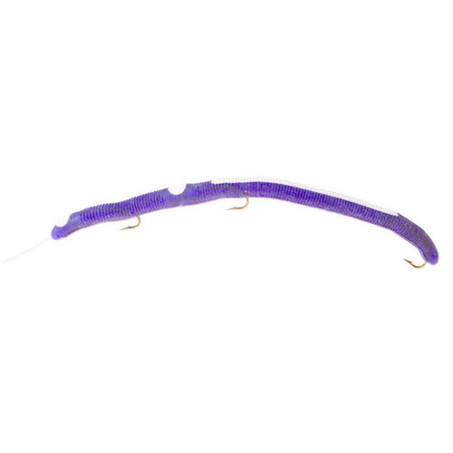 KELLY'S® FIRE TAILS™ SCENTED 3 HOOK RIGGED PLASTIC WORMS 7 COLORS USA MADE!