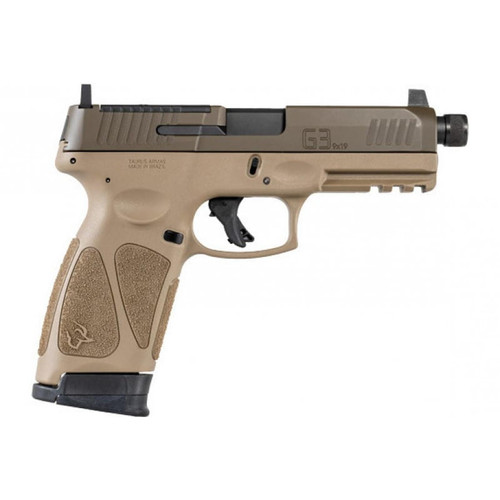 Taurus 1-G3P941-TAC G3 17rdOptics Ready 4.5" Threaded Barrel FDE