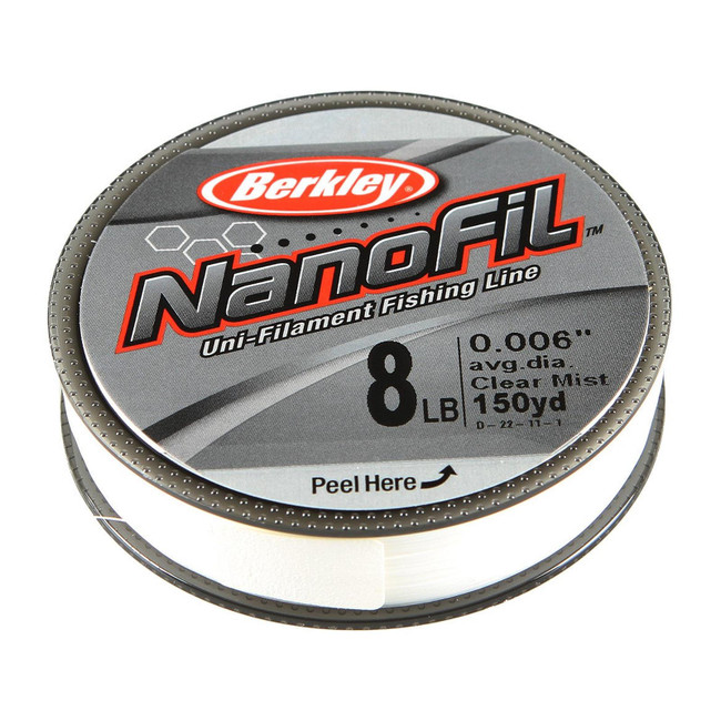 Berkley Nanofil Clear CLR Mist Uni-Filament Spin Fishing Line 125m & 270m