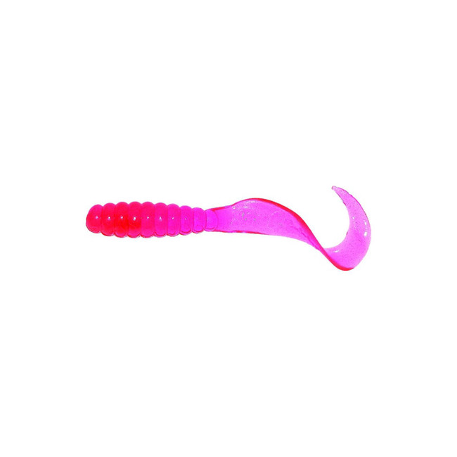 Mister Twister Curly Tail Grub 3 Meeny / Pink