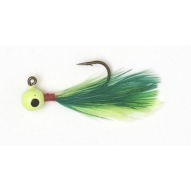 Lindy Little Nipper Jig - 1/16 oz - Chartreuse