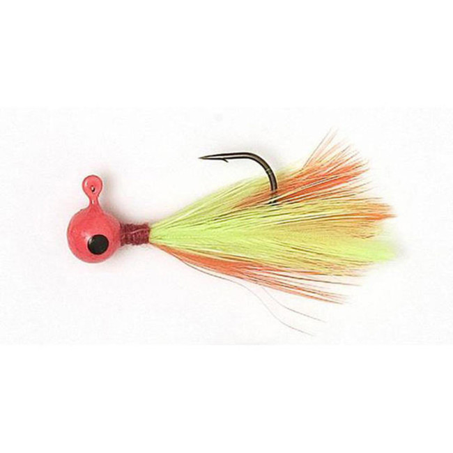 Lindy Little Nipper Jig - 1/16 oz - Chartreuse Orange