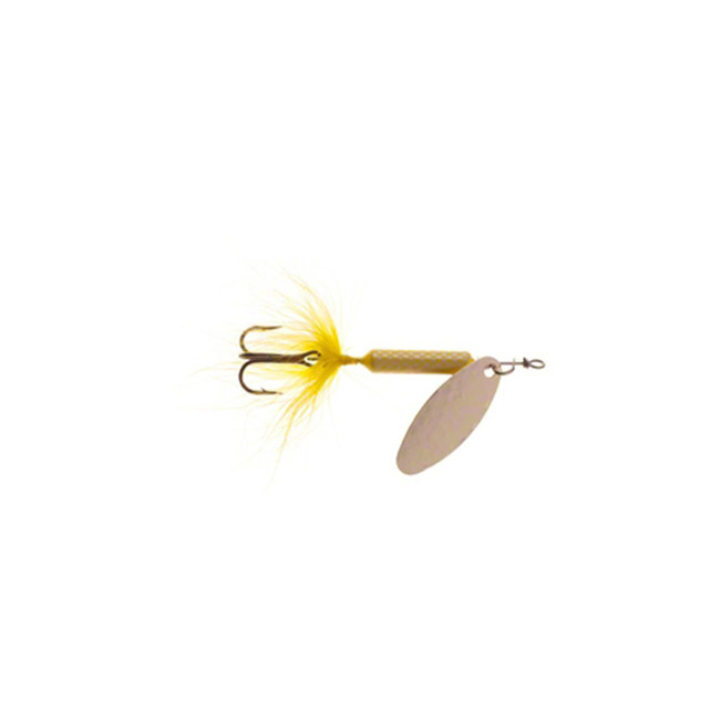 Rooster Tail, Single Hook, Yellow