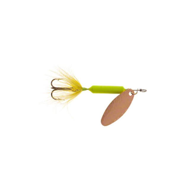 Rooster Tail Minnow, Chartreuse Shimmer