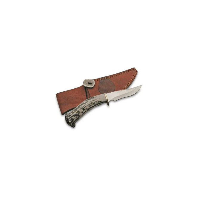 SZCO 10" Deer Antler Hunter Knife