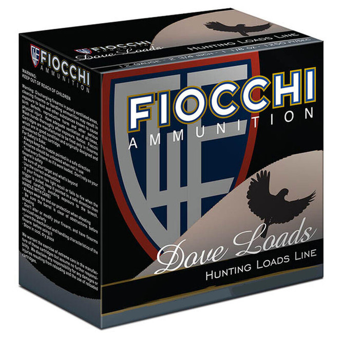 Fiocchi Game Load 12 Gauge Ammunition 2-3/4" #8 Shot 1-1/8oz Lead 25 Rounds