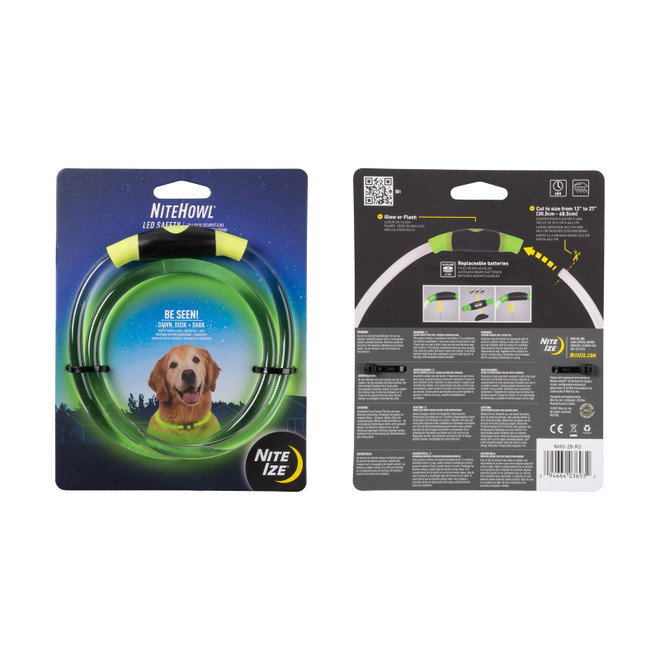 Nite Ize Nitehowl LED Safety Necklace Green