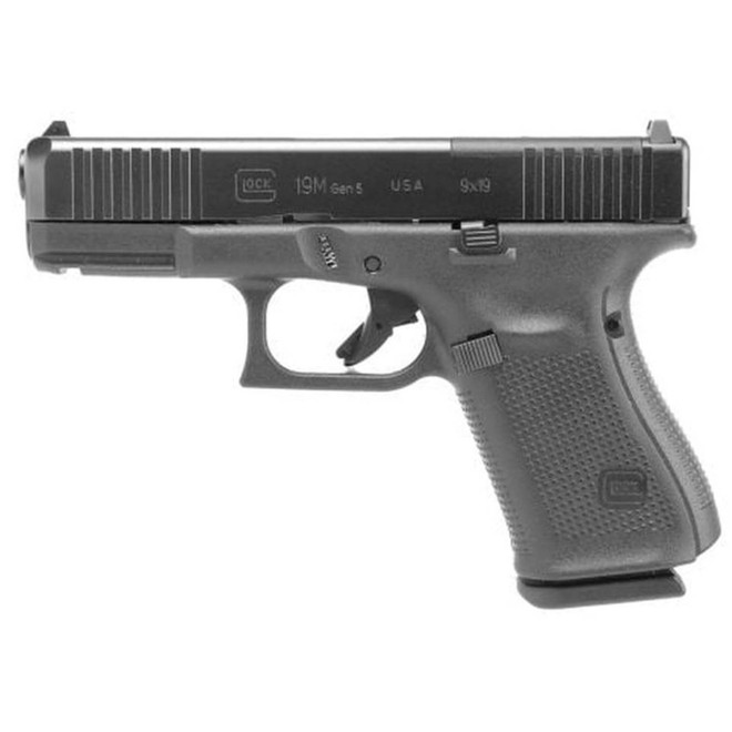 GLOCK G19M Mos Gen 5 9MM 15RD 4" BLACK