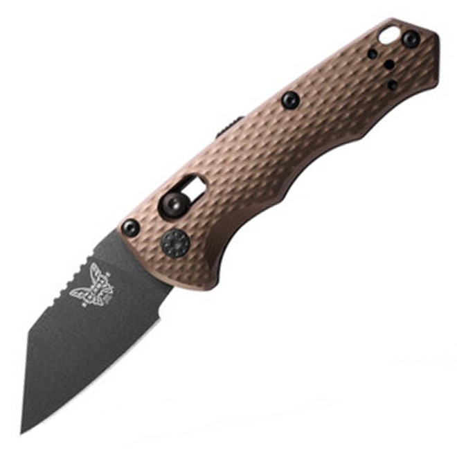Benchmade Knives Partial Immunity Auto Open 5.41" FDE Aluminum